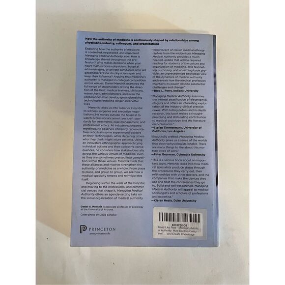 Managing Medical Authority: How Doctors Compete for Status and Create Knowledge, - Picture 2 of 2